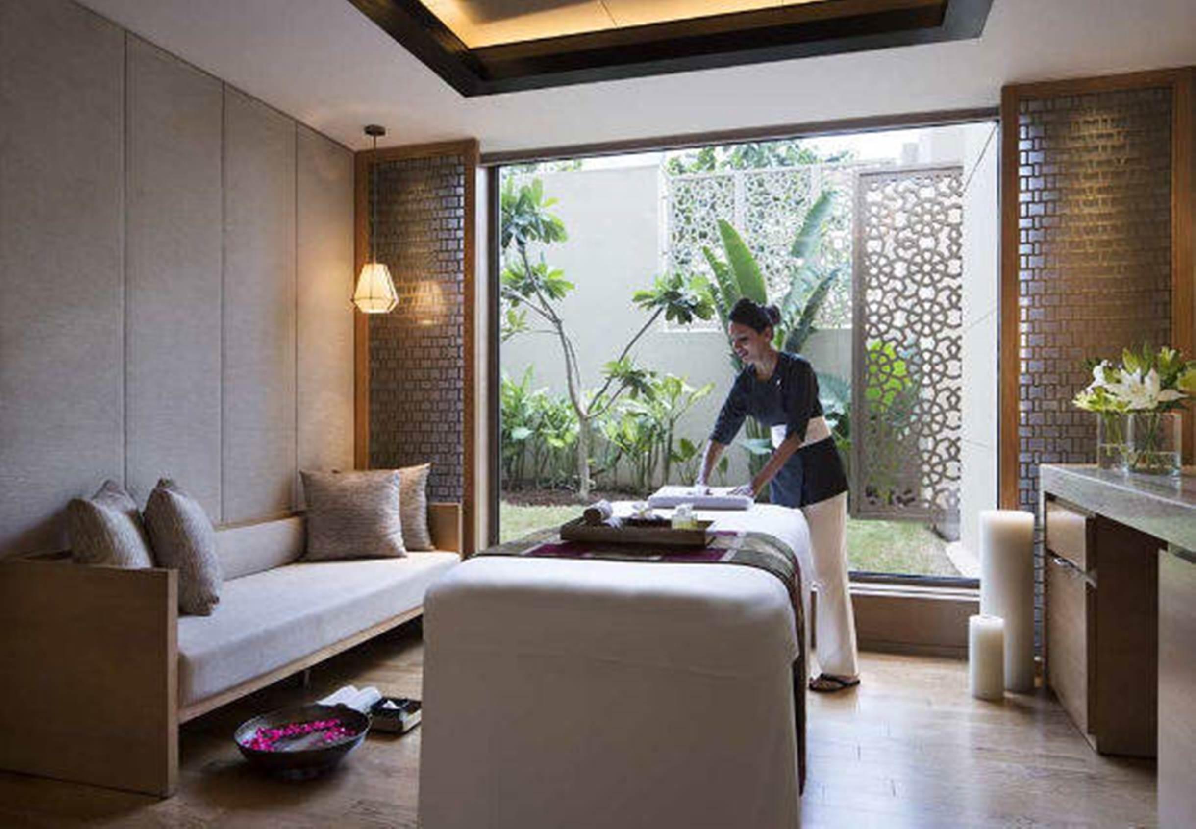 Hotel Jw Marriott Mumbai Sahar Airport Exteriér fotografie Spa at The Oberoi, Mumbai