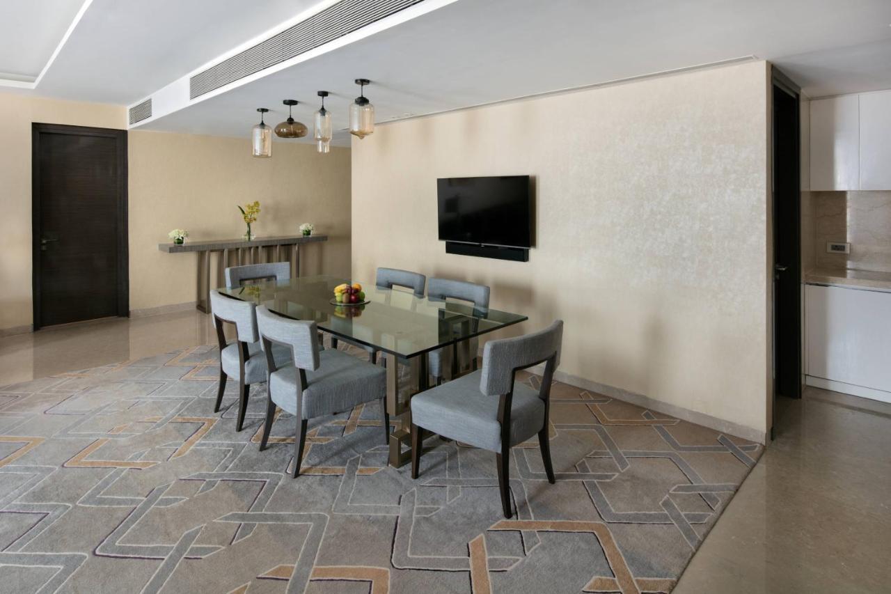 Hotel Jw Marriott Mumbai Sahar Airport Exteriér fotografie A dining room