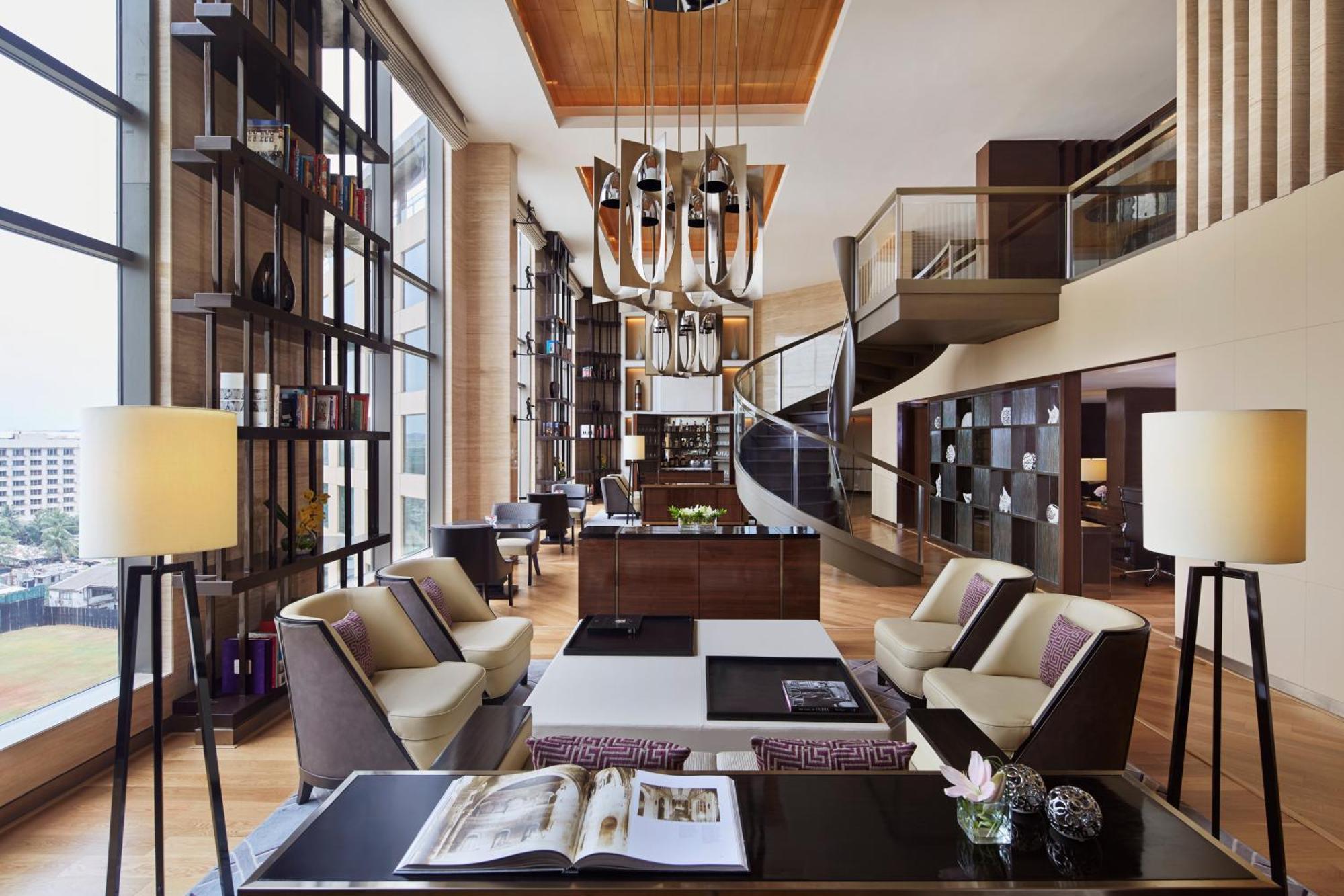 Hotel Jw Marriott Mumbai Sahar Airport Exteriér fotografie The Library