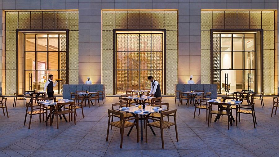 Hotel Jw Marriott Mumbai Sahar Airport Exteriér fotografie The Terrace